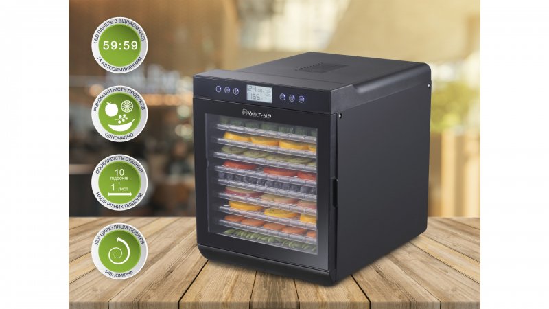 Сушилка для овощей и фруктов WetAir WFD-K700B
