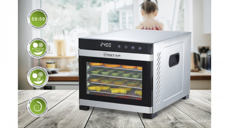 Сушилка для овощей и фруктов WetAir WFD-K650S